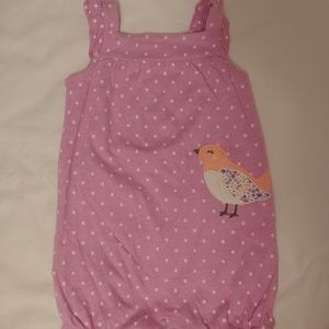 Polka Dot Bird Romper